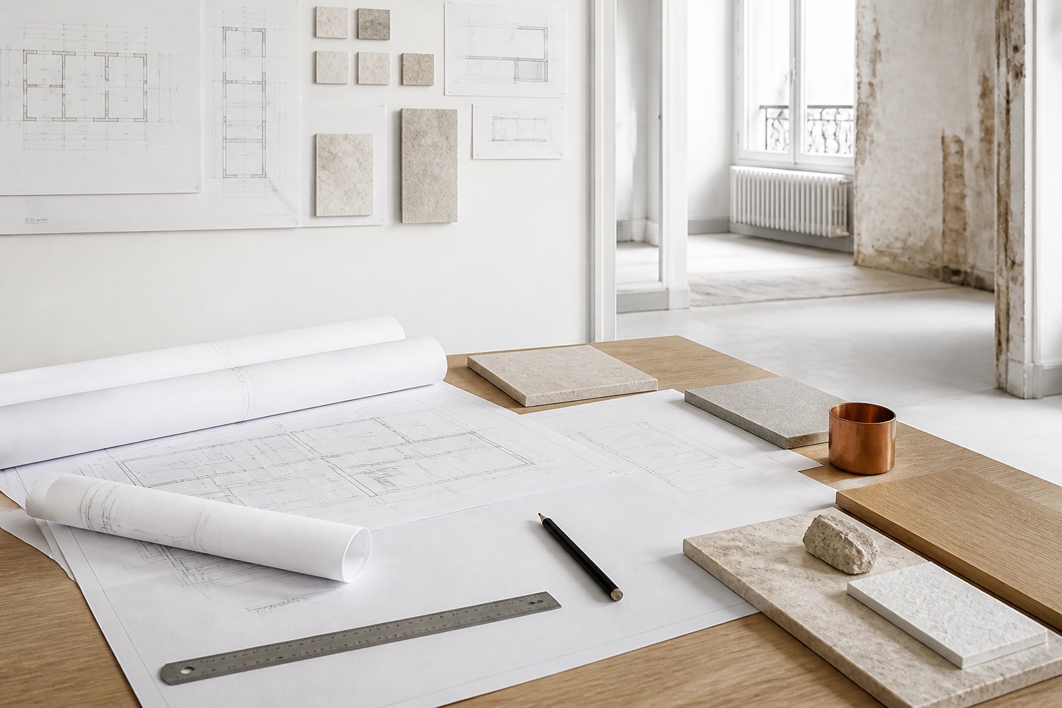 Plans et préparation d’un projet de rénovation